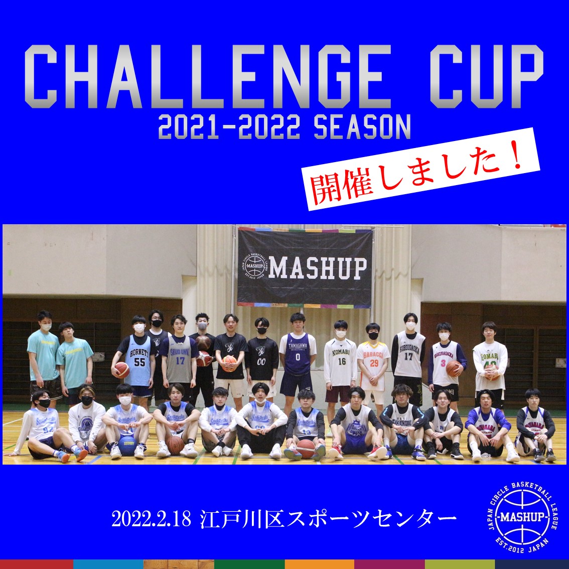 CHALLENGE CUP 21-22 season開催しました！